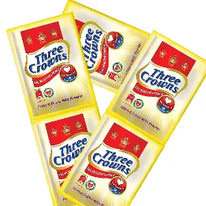 Three crowns Instant filled milk powder Sachet (1 Roll )