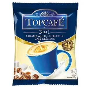 Topcafe 3 in 1 creamy white coffee 1 Roll