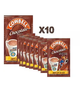 cowbell chocolate sachet 1 roll