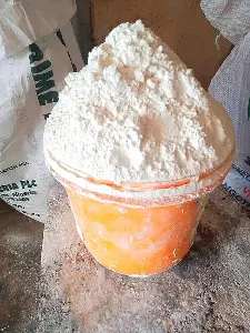 Baking flour  half paint