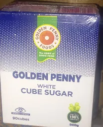 Golden penny sugar Cube