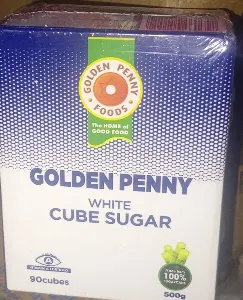 Golden penny sugar Cube