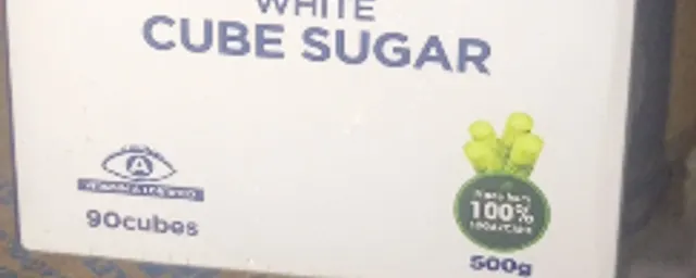 Golden penny sugar Cube
