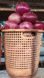 full basket onions