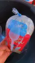 milk popcorn in popcorn pack