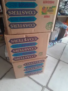 coaster biscuit carton (72pcs)