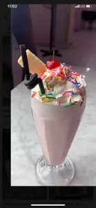 vanilla milkshake