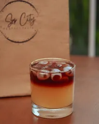 Chocolate  boba tea