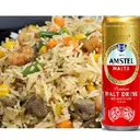 Fried rice + fayrouz or malt