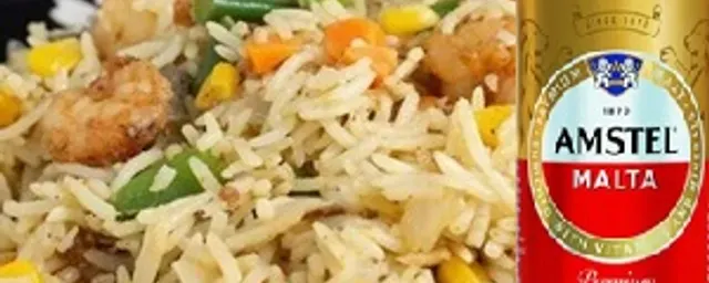 Fried rice + fayrouz or malt