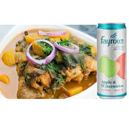 Catfish Peppersup with Fayrouz or Malt