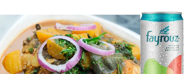 Catfish Peppersup with Fayrouz or Malt