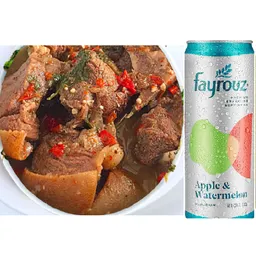 Asun with Fayrouz or Malt