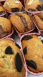 mini banana bread (oreos)