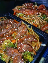 Spaghetti with beef