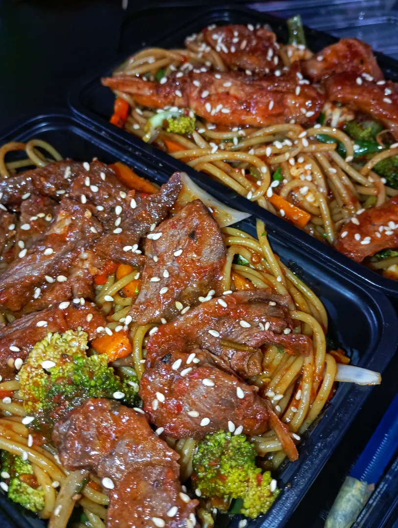 Spaghetti with beef