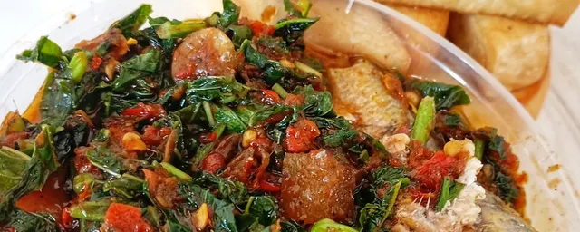 Vegetable sardine sauce