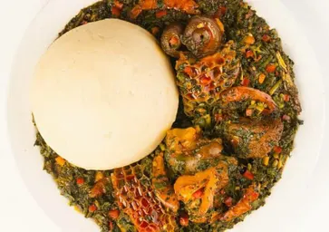 Egusi soup with Fufu