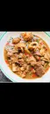 white soup with Semovita