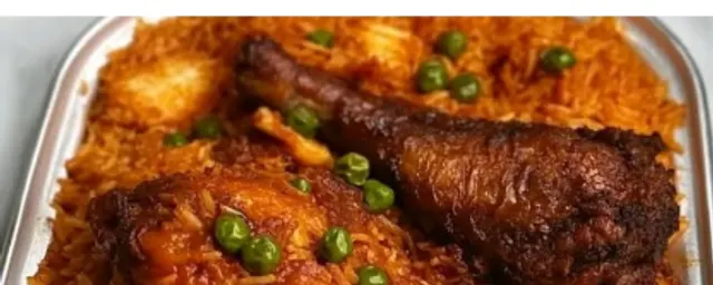 Jellof Rice with Turkey