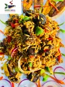 Asun Jollof Rice with Plantains