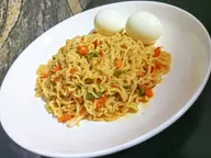 Noodles and egg
