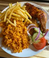 Jellof with chips