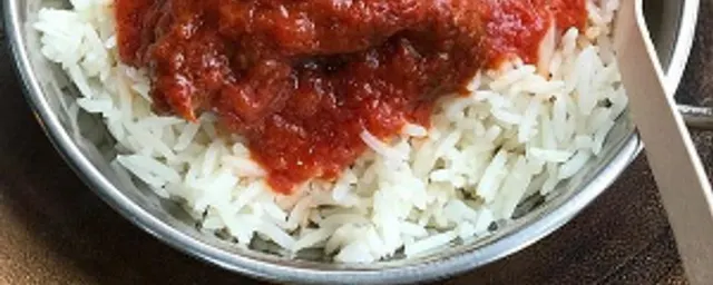 white rice with beef