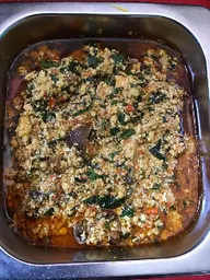 Pounded Yam with Egusi