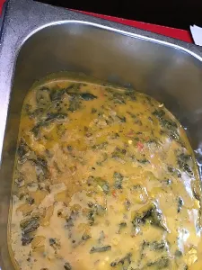 Semo with Bitter leaf soup