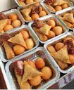 Spring Rolls, Samosa, Puff Puff