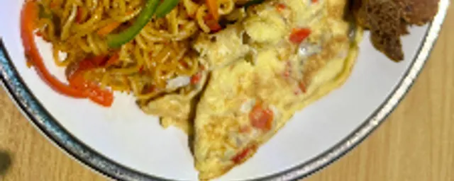 Noodles and Egg