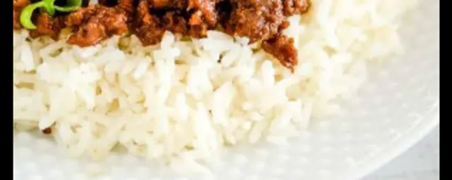 White Rice With Stew and one Beef