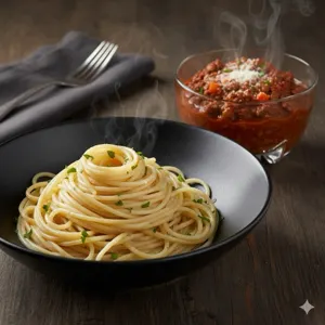 Gail’z Plain Spaghetti and Sauce