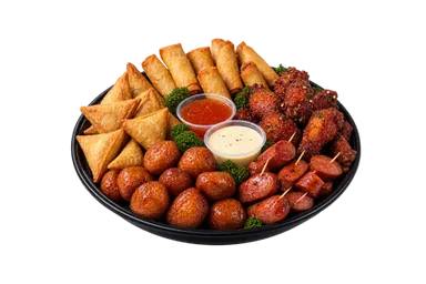 Small chops platter
