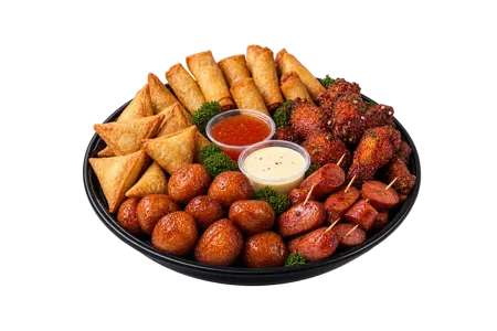 Small chops platter