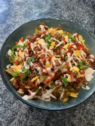 loaded beef fries