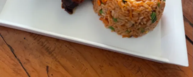 jollof rice and chicken