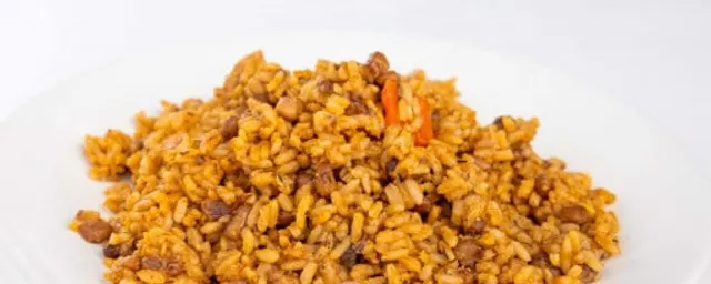 Adalu ( Jollof rice and Beans)