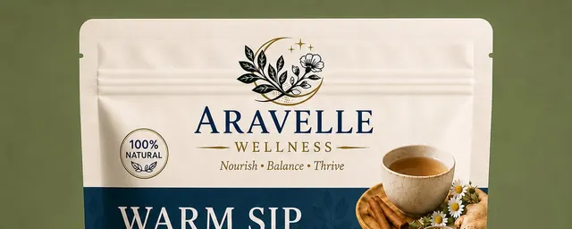 Aravelle Wellness warm sip tea