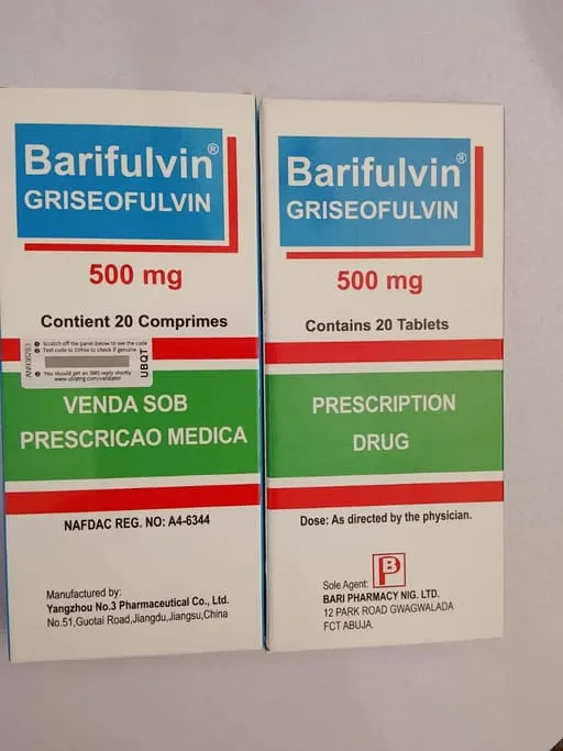 Barifulvin 500mg