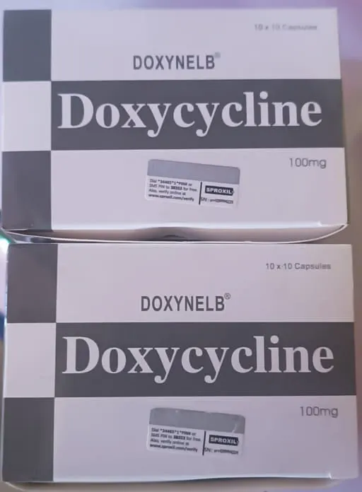 CAP. DOXYCYCLINE 100MG