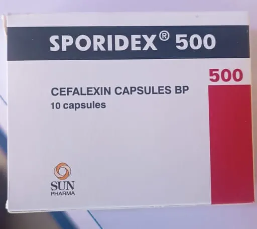 CAP. SPORIDEX 500MG