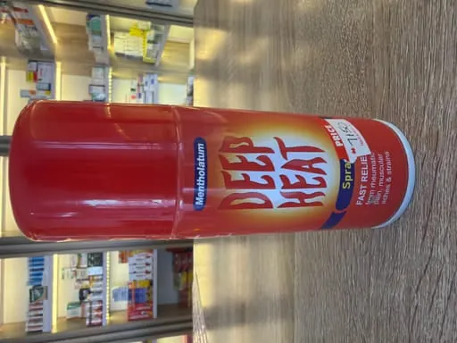 Deep heat spray