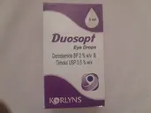 DUOSOPT(Dorzolamide BP 2% & Timolol USP 0.5%) eye drop