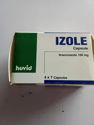 Izole (a brand of Itraconazole capsules 100mg )
