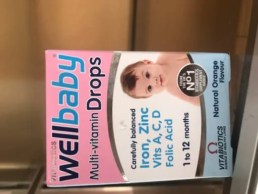 Multivitamin drops with Iron,zinc,vit A,C,D and folic acid