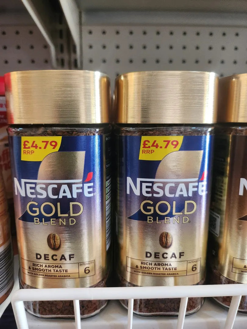 Nescafé Gold Blend Decaf Instant Coffee Jar