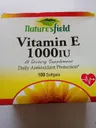 Natures field Vitamin E 1000iu