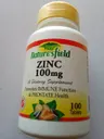 Natures field Zinc 100mg